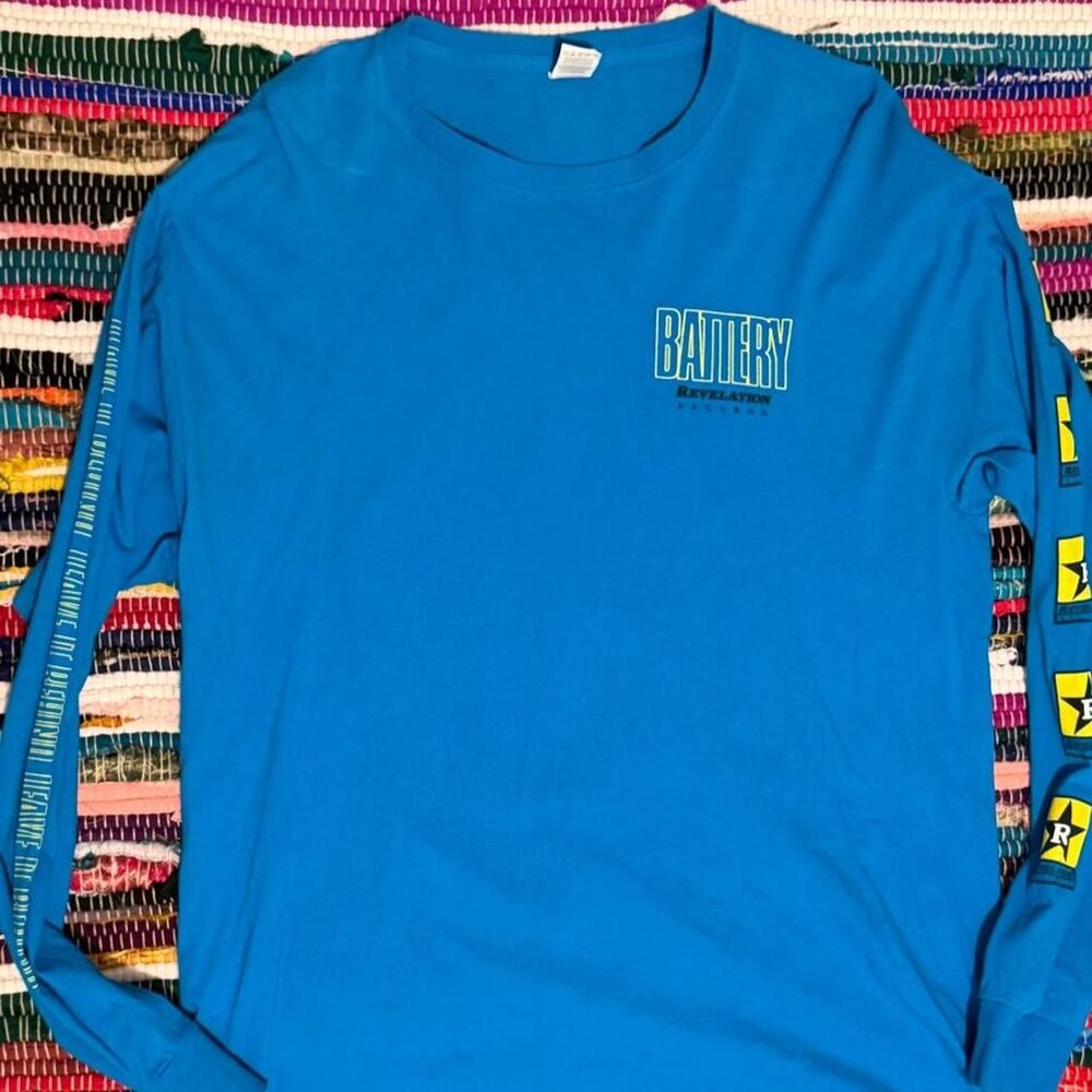 Fruit-of-the-loom Men's Blue T-shirt